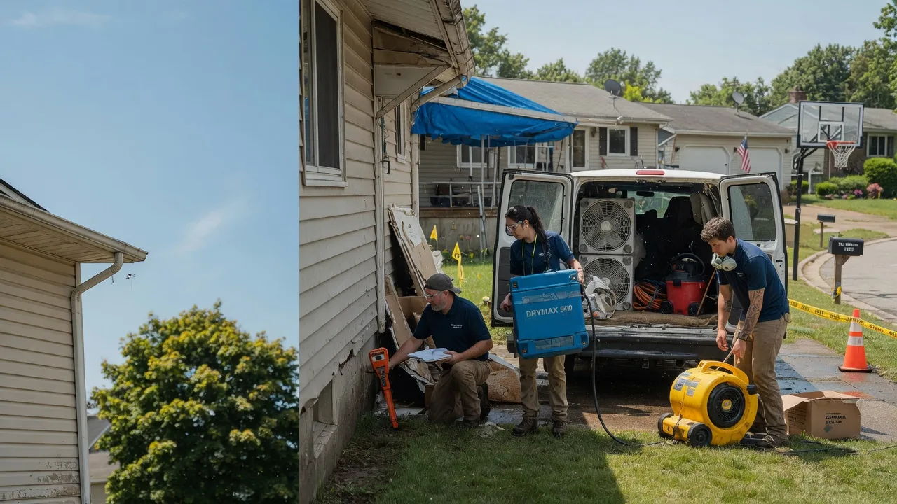 Ceiling Leak Cleanup in Woodland, MI near me